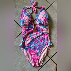 Lilly Pulitzer One Piece Lanai Pasha Pink Size 8